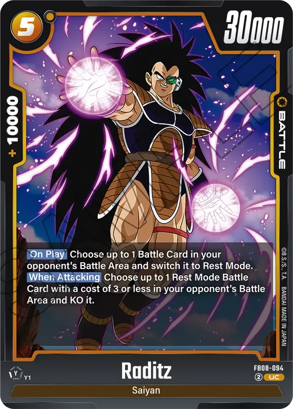 Raditz, Saiyan's Pride FB08-094