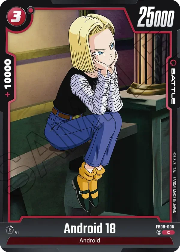 Android 18, Saiyan's Pride FB08-005