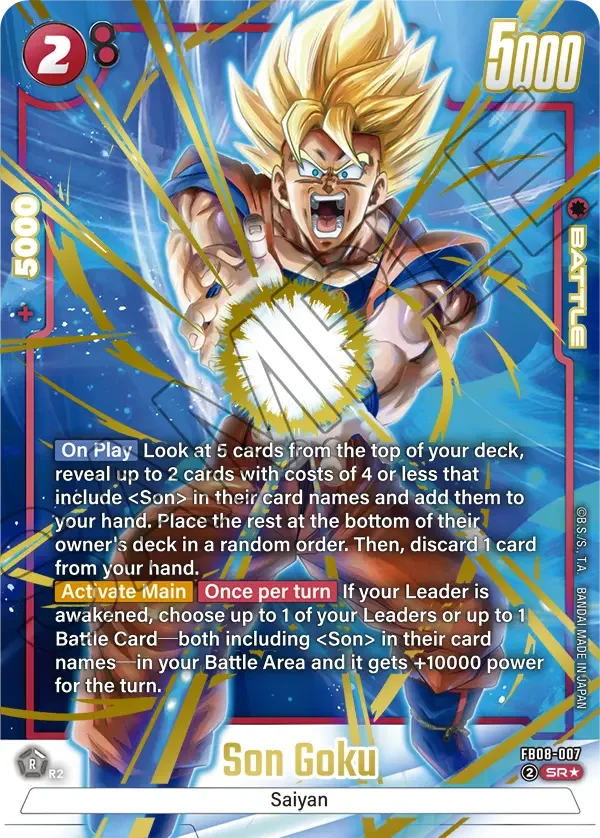 Son Goku, Saiyan's Pride FB08-007