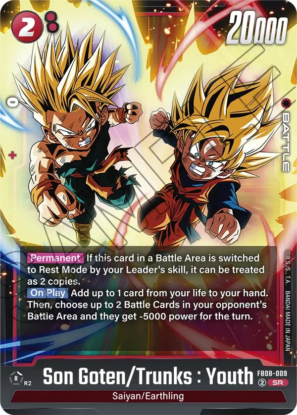 Son Goten/Trunks : Youth, Saiyan's Pride FB08-009