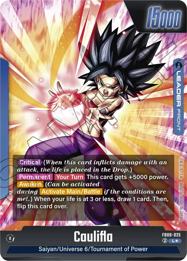 Caulifla, Saiyan's Pride FB08-025