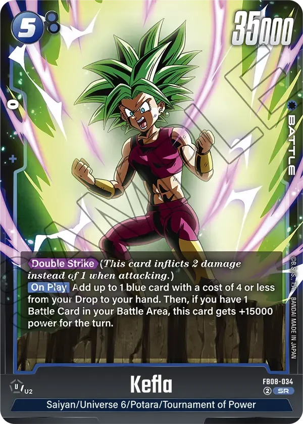 Kefla, Saiyan's Pride FB08-034