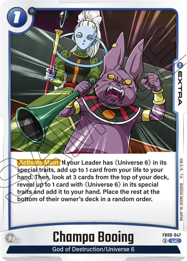 Champa Booing, Saiyan's Pride FB08-047