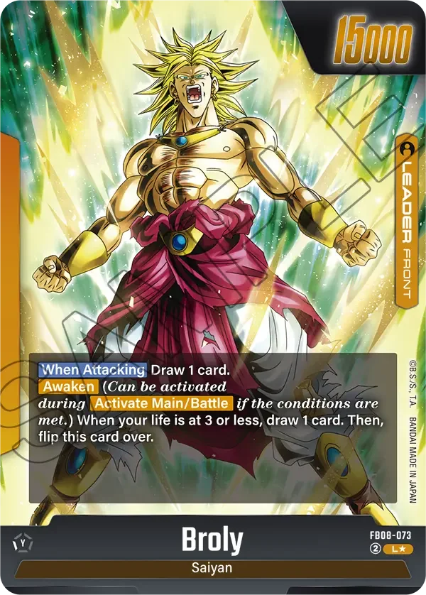 Broly, Saiyan's Pride FB08-073