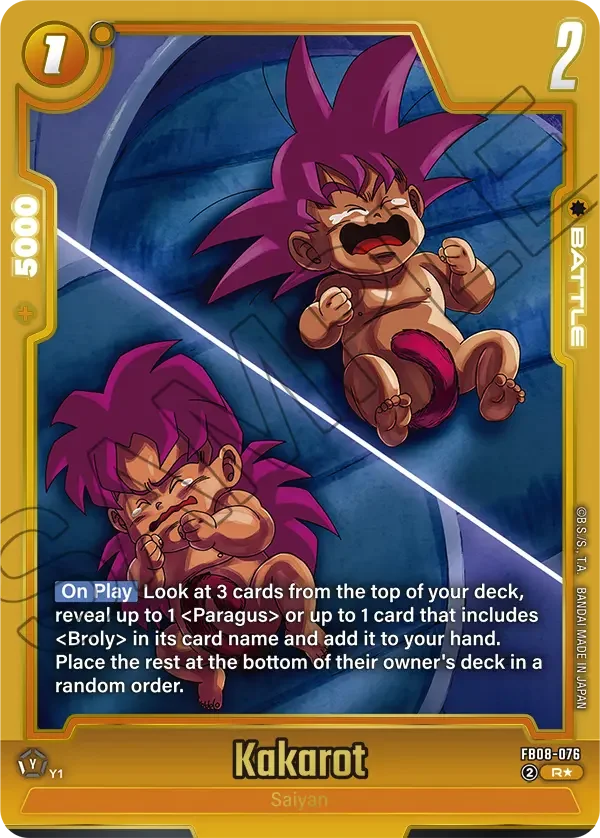 Kakarot, Saiyan's Pride FB08-076