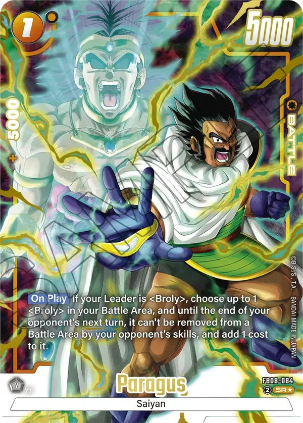 Paragus, Saiyan's Pride FB08-084