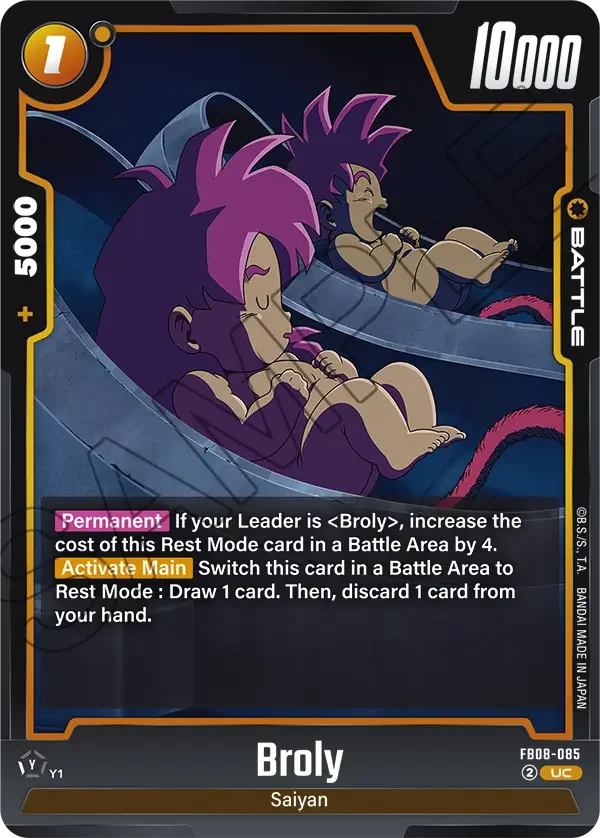 Broly, Saiyan's Pride FB08-085