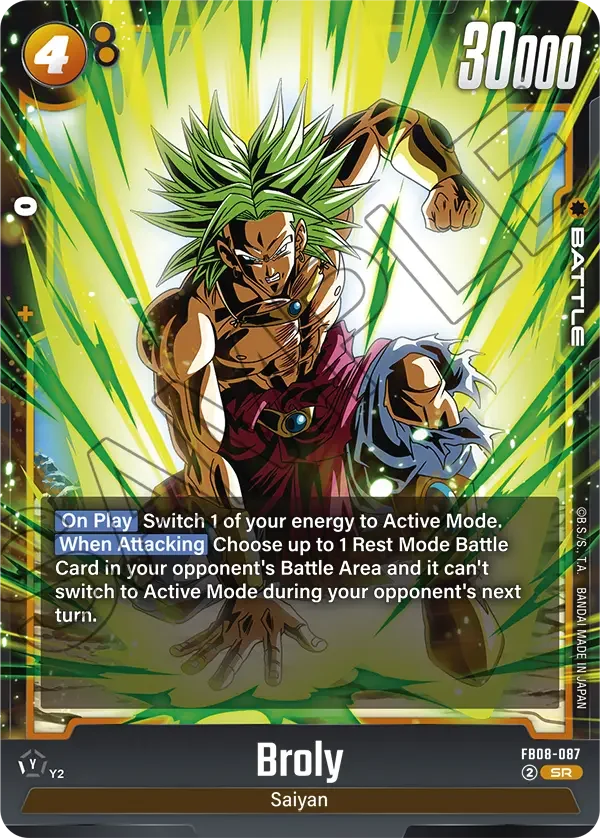 Broly, Saiyan's Pride FB08-087