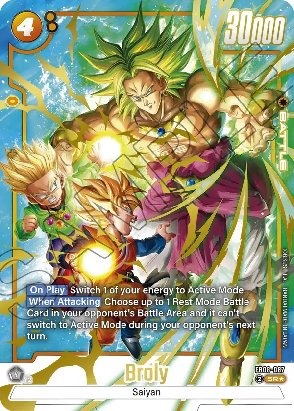 Broly, Saiyan's Pride FB08-087