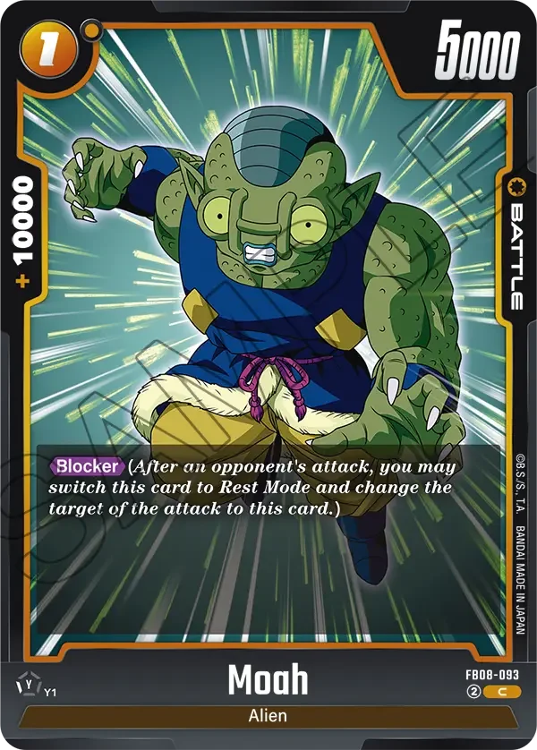 Moah, Saiyan's Pride FB08-093