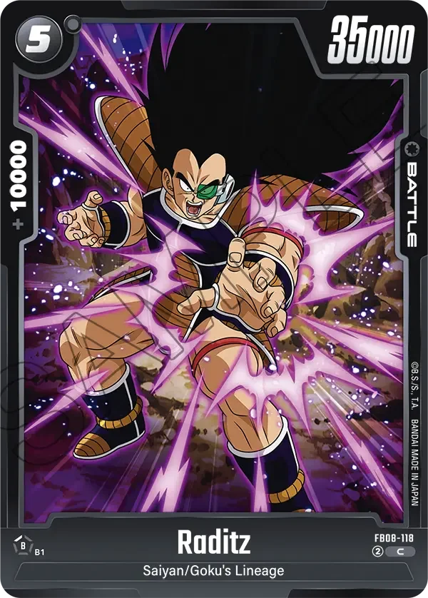 Raditz, Saiyan's Pride FB08-118