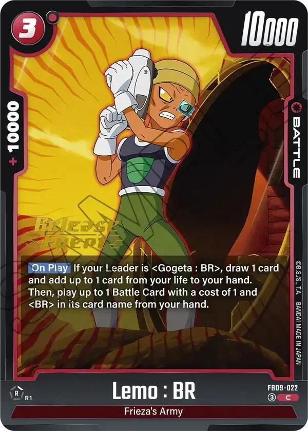 Lemo : BR, Dual Evolution Release Event Cards FB09-022