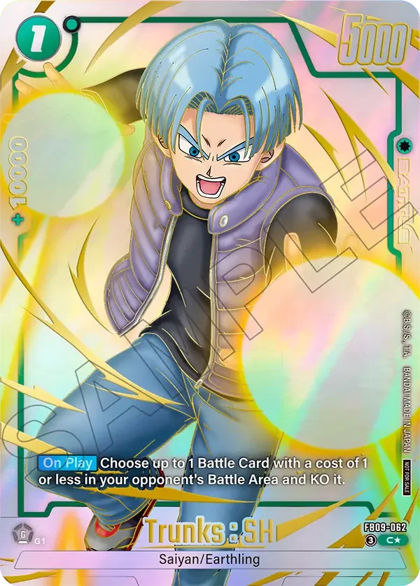 Trunks : SH, Dual Evolution Release Event Cards FB09-062