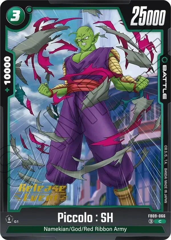 Piccolo : SH, Dual Evolution Release Event Cards FB09-066