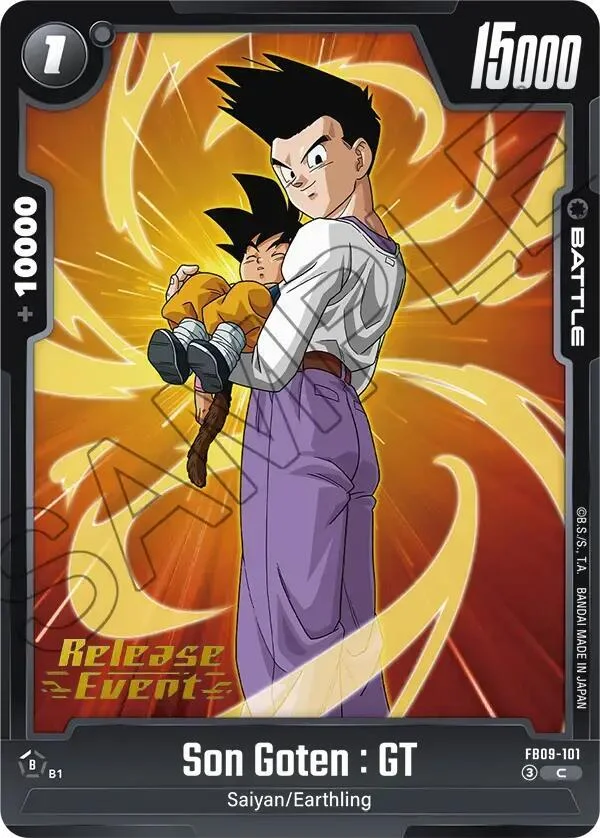 Son Goten : GT, Dual Evolution Release Event Cards FB09-101