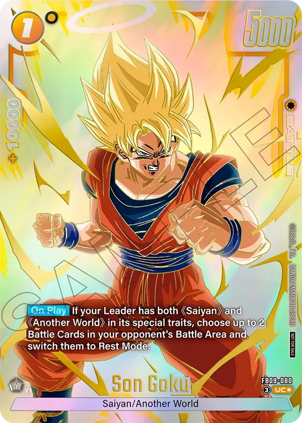 Son Goku, Dual Evolution Release Event Cards FB09-080