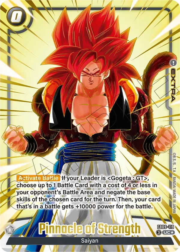 Pinnacle of Strength, Dual Evolution Release Event Cards FB09-119
