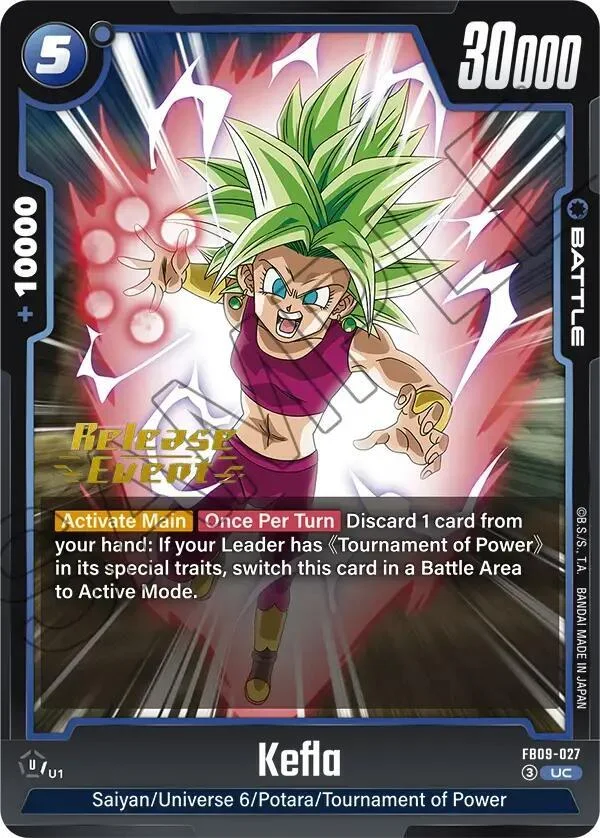 Kefla, Dual Evolution Release Event Cards FB09-027