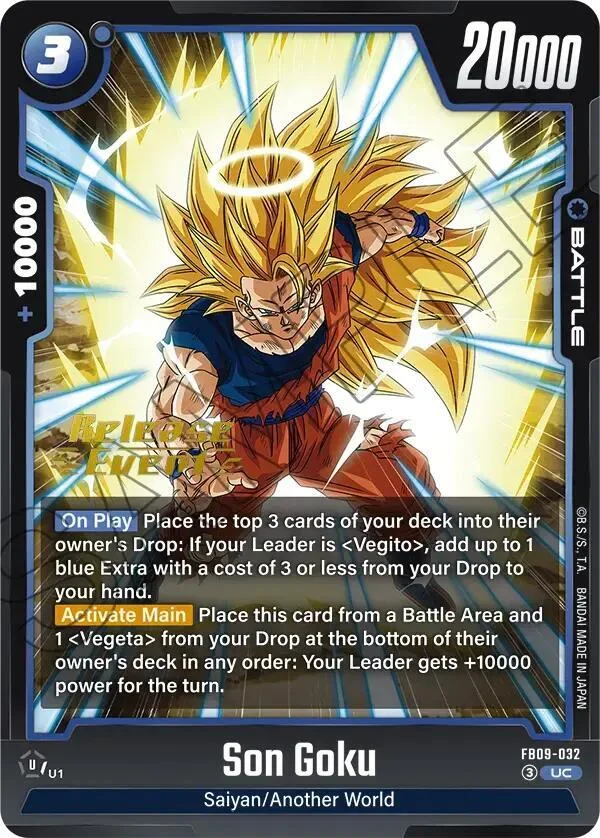 Son Goku, Dual Evolution Release Event Cards FB09-032