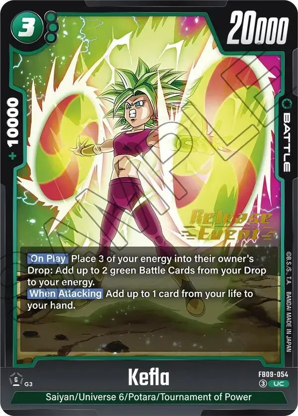 Kefla, Dual Evolution Release Event Cards FB09-054