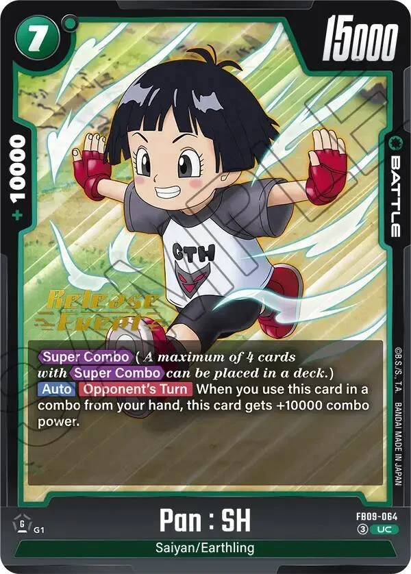 Pan : SH, Dual Evolution Release Event Cards FB09-064