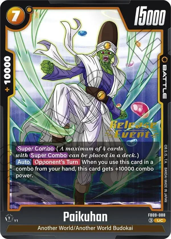 Paikuhan, Dual Evolution Release Event Cards FB09-088