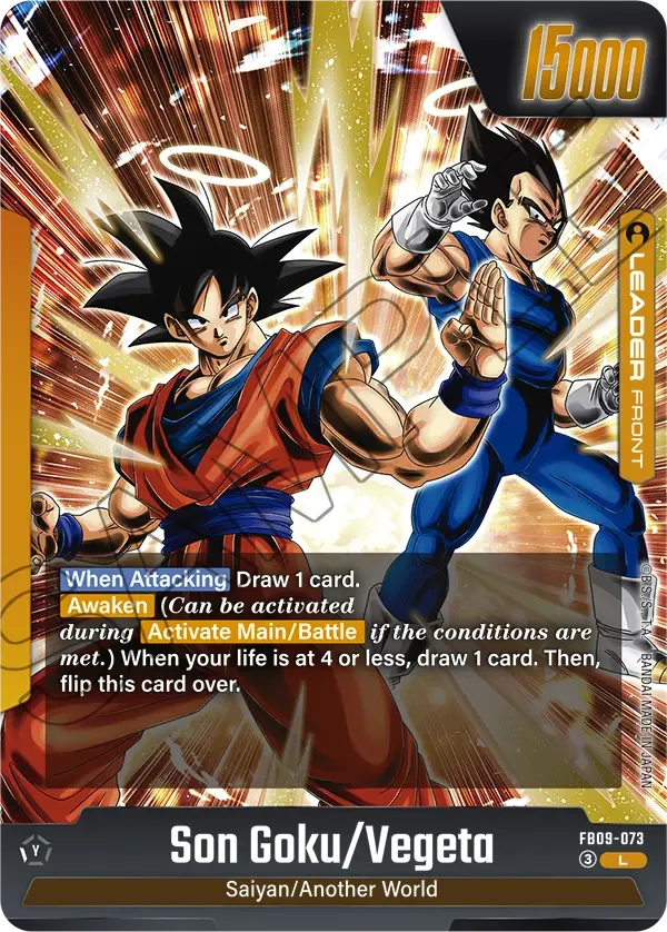Son Goku/Vegeta // Gogeta, Dual Evolution FB09-073