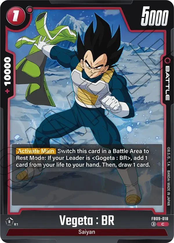Vegeta : BR, Dual Evolution FB09-018