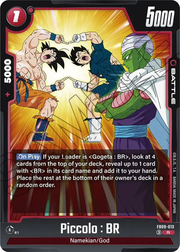 Piccolo : BR, Dual Evolution FB09-013
