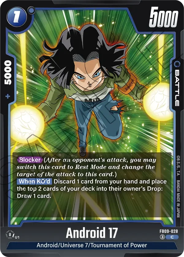 Android 17, Dual Evolution FB09-028