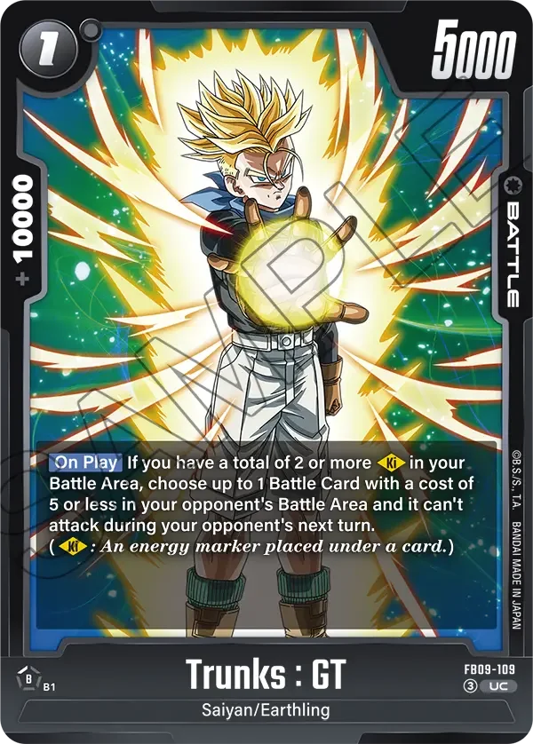 Trunks : GT, Dual Evolution FB09-109