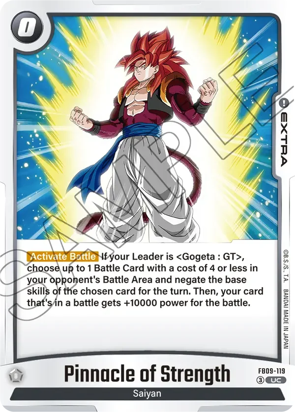 Pinnacle of Strength, Dual Evolution FB09-119