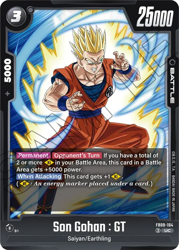 Son Gohan : GT, Dual Evolution FB09-104