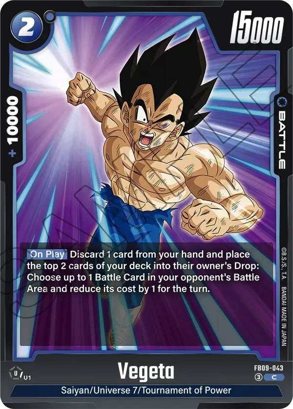 Vegeta, Dual Evolution FB09-043