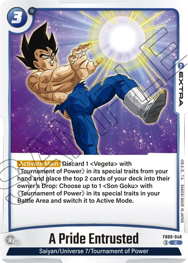 A Pride Entrusted, Dual Evolution FB09-048