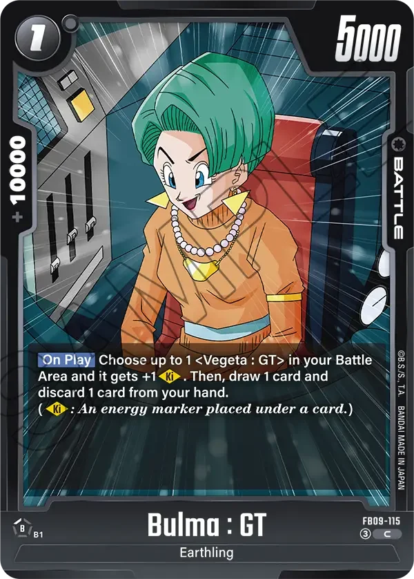 Bulma : GT, Dual Evolution FB09-115