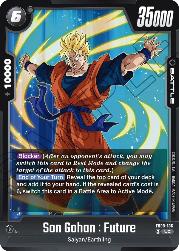 Son Gohan : Future, Dual Evolution FB09-106