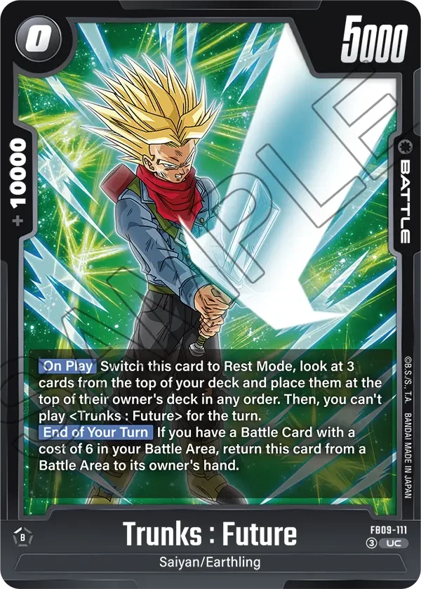 Trunks : Future, Dual Evolution FB09-111