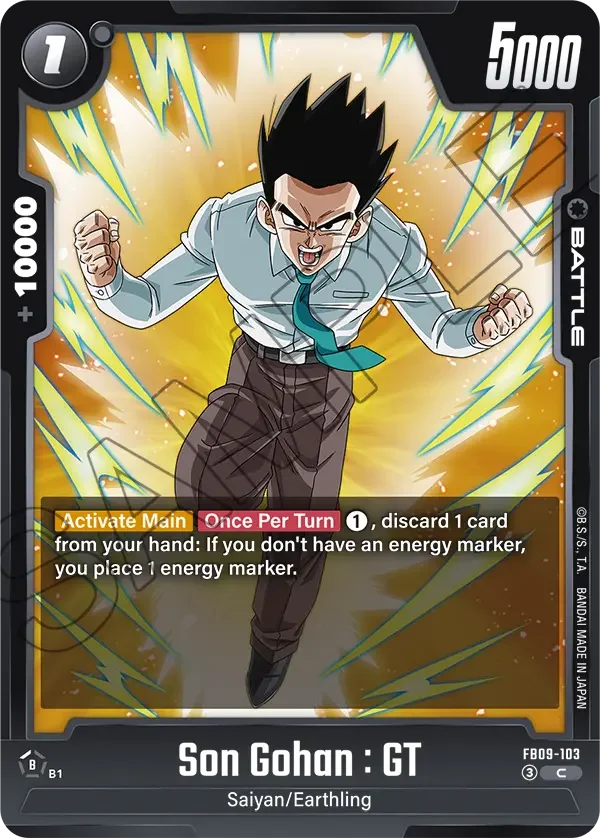 Son Gohan : GT, Dual Evolution FB09-103