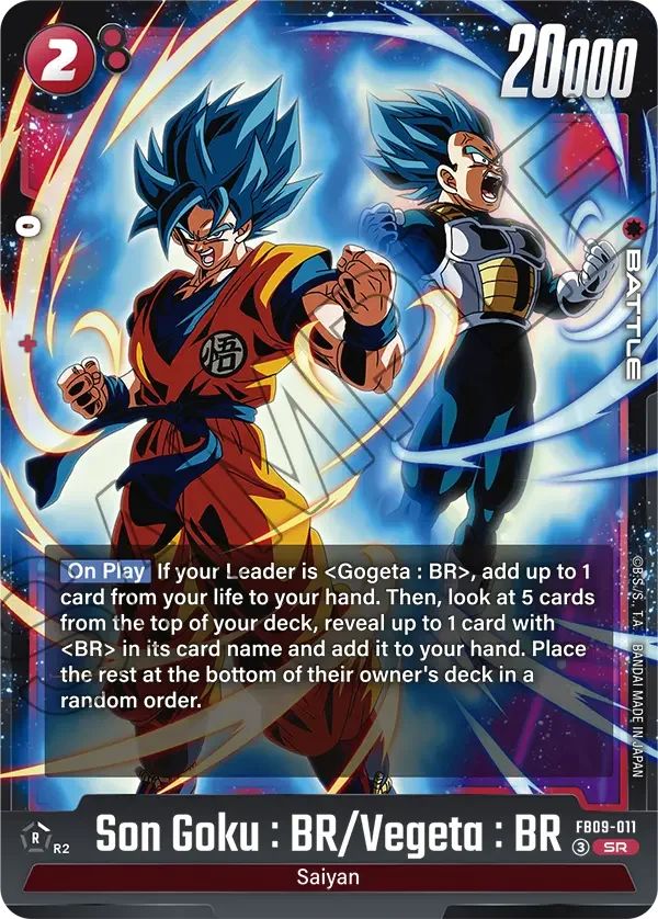 Son Goku : BR/Vegeta : BR, Dual Evolution FB09-011