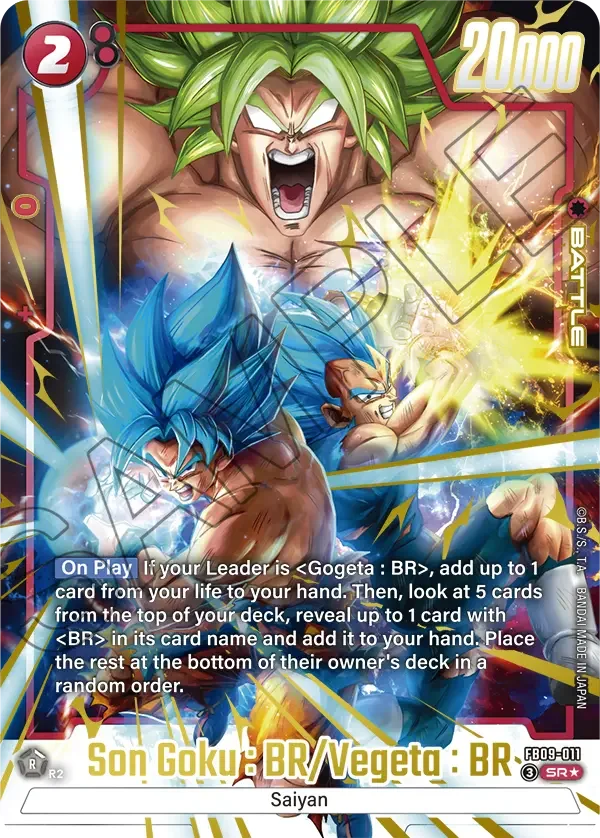 Son Goku : BR/Vegeta : BR, Dual Evolution FB09-011