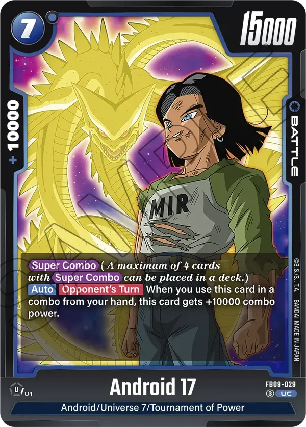 Android 17, Dual Evolution FB09-029