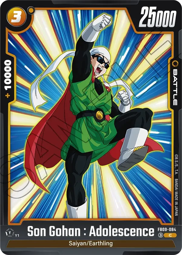 Son Gohan : Adolescence, Dual Evolution FB09-084