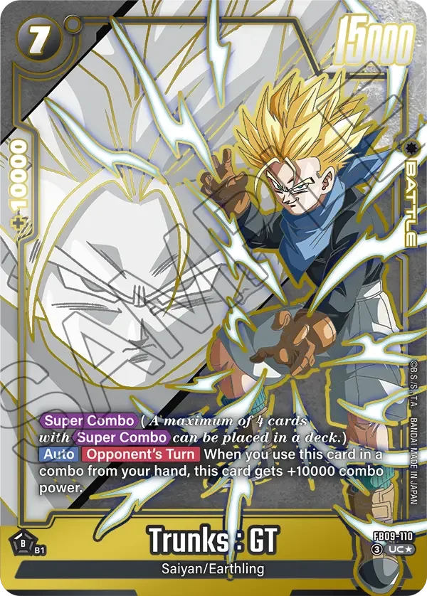 Trunks : GT, Dual Evolution FB09-110