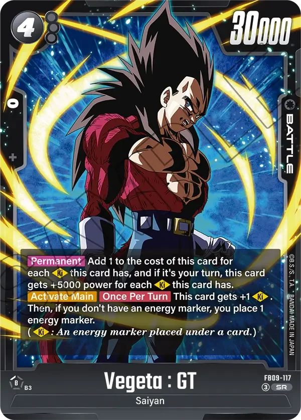 Vegeta : GT, Dual Evolution FB09-117