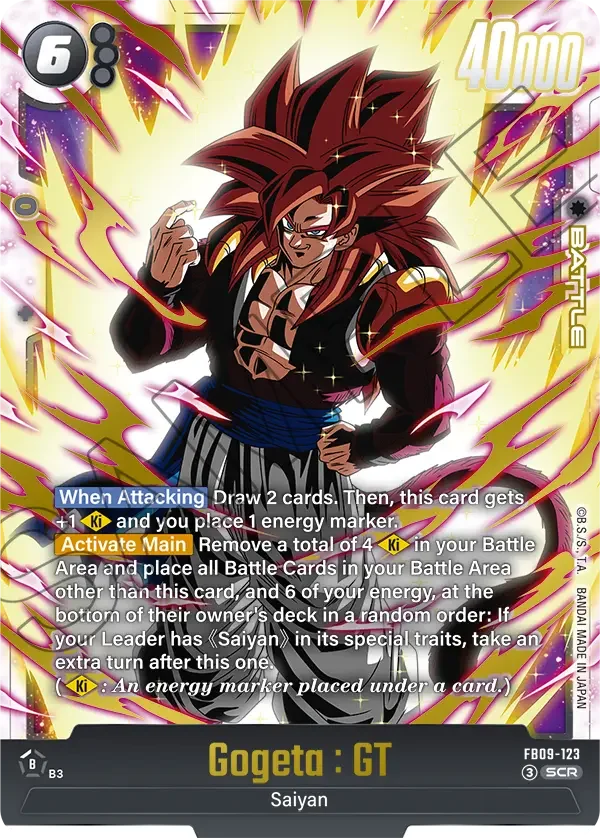 Gogeta : GT, Dual Evolution FB09-123