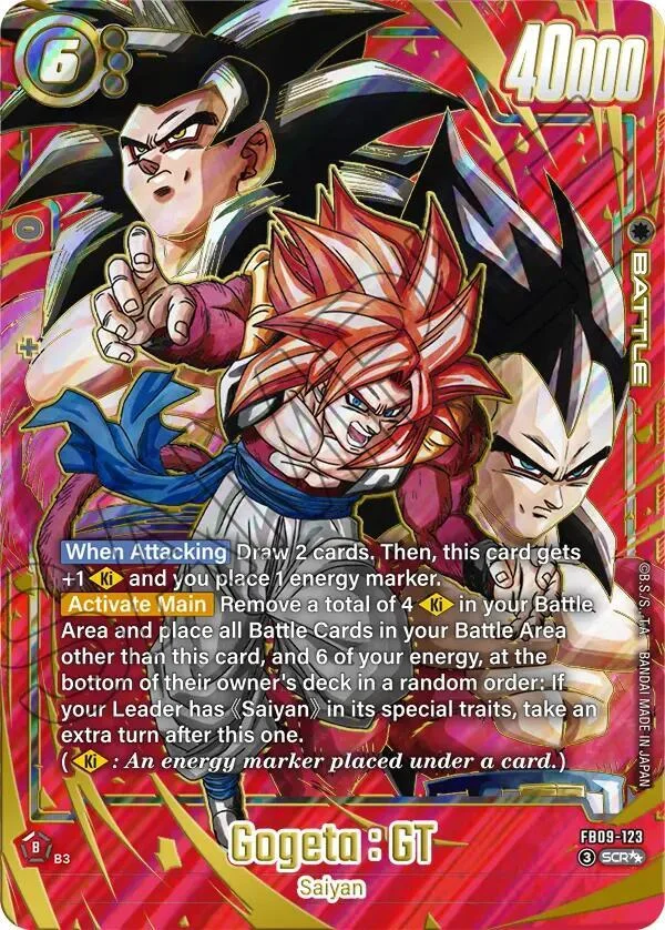 Gogeta : GT, Dual Evolution FB09-123