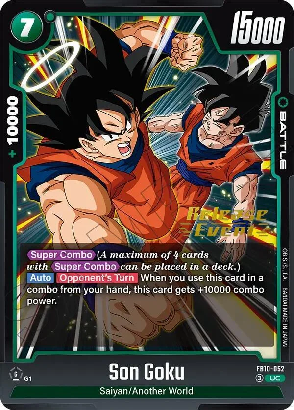 Son Goku, Cross Force Release Event Cards FB10-052