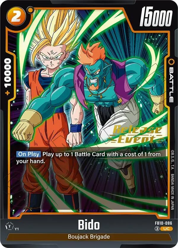 Bido, Cross Force Release Event Cards FB10-086