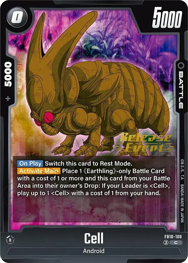 Cell, Cross Force Release Event Cards FB10-106